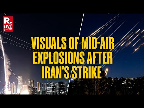 Israel Vs Iran: Mid-Air Explosions Light Up Tel Aviv and Jerusalem After Iran’s Massive Strike