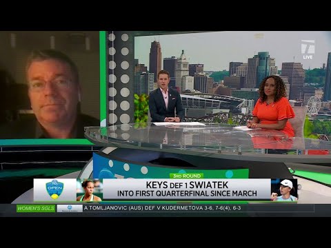 Tennis Channel Live: Iga Swiatek Loses to Keys in Cincinnati