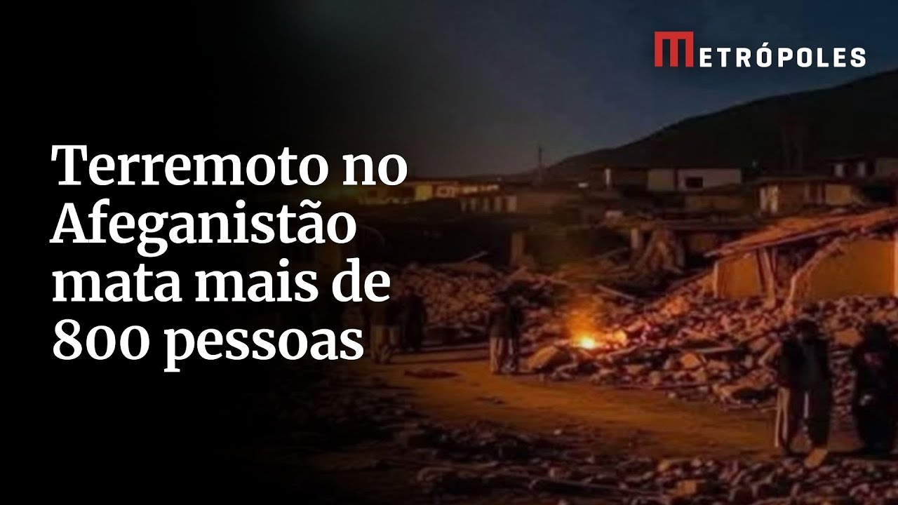 Terremoto no Afeganistão mata mais de 800 pessoas