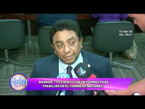 Barrios: “Yo cuento con un permiso para trabajar en el Congreso Nacional”