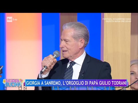 Il papà di Giorgia canta "Georgia on My Mind" - La Volta Buona 08/02/2024