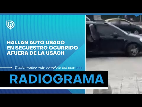 Hallan auto usado en SECUESTRO ocurrido afuera de la Usach