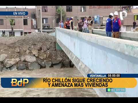 Ventanilla: vecinos reportan que no hay rutas de evacuación ante crecida del río Chillón
