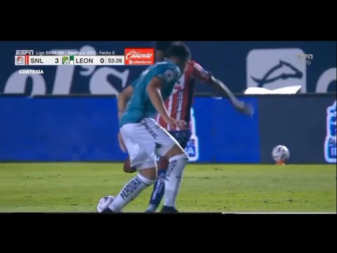 Atlético de San Luis golea 3 a 0 al León en el Lastras
