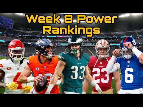 NFL Week 8 Power Rankings 