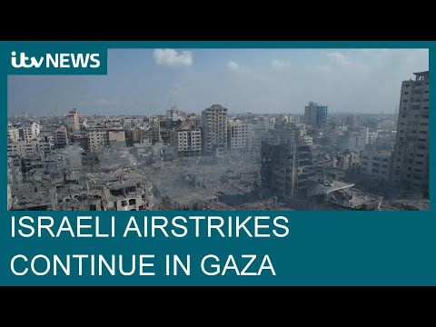 Israel takes 'full control' of Gaza border as fighting enters fourth day | ITV News