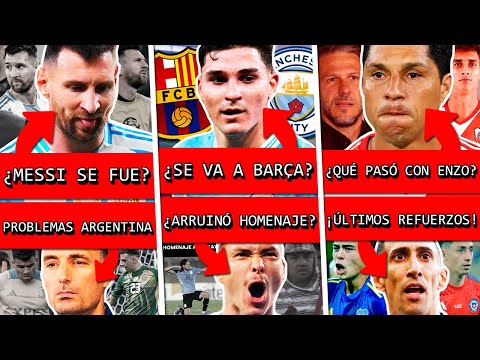 ARGENTINA en PROBLEMAS por COPA AMÉRICA+ URUGUAY brilla y ¿MEXICO?+ JULIÁN a BARÇA?+ RIVER refuerzos