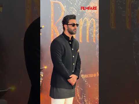 Ranbir Kapoor keeps it classic in traditional attire Ramayana's promotional event