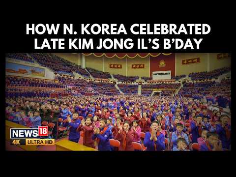 North Korea Marks Kim Jong Il’s 84th Birth Anniversary | Students Hold Tribute | 4K | N18G