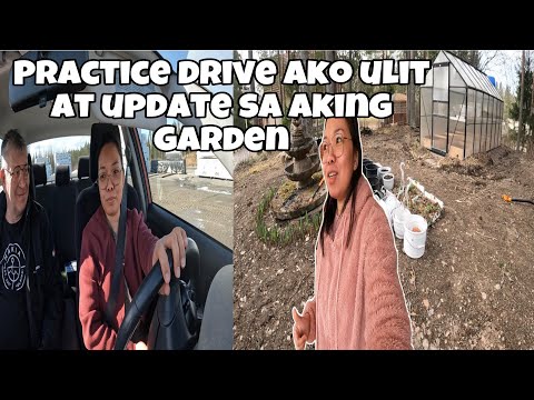 Balik practice driving | Update sa garden | Filipina Finn Couple | Finland vlog