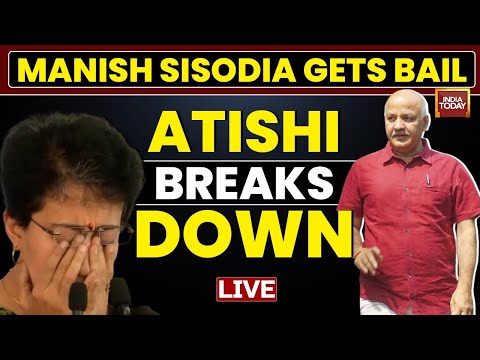 Delhi Minister Atishi Gets Emotional Over Manish Sisodia's Bail While Addressing A School Event LIVE