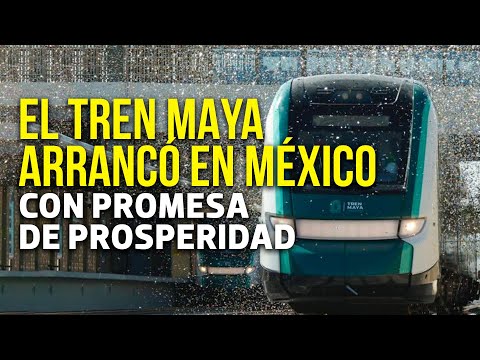 AMLO inaugura el Tren Maya con gran parte de la obra aún en construcción