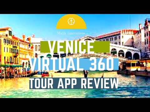 Enjoy looking three scenes of Venice.(virtual 360 Tour) with quiz, app review