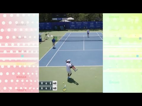 Tennis player carries ball kid off court after fainting | The Break