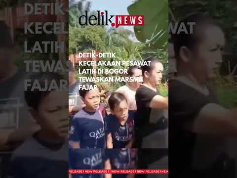 Detik-detik Kecelakaan Pesawat Latih di Bogor Tewaskan Marsma Fajar