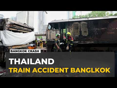 Train and Bus Collision in Bangkok Leaves Dead and Injured Amid Rail Safety Concerns