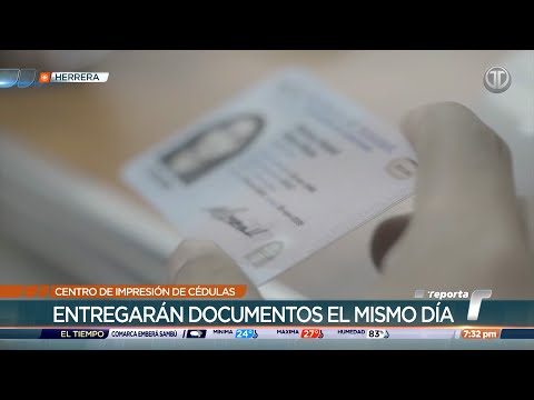 Inauguran centro de impresión de documentos de identidad en Chitré