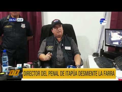 Director de penal de Itapúa desmiente ''farra''