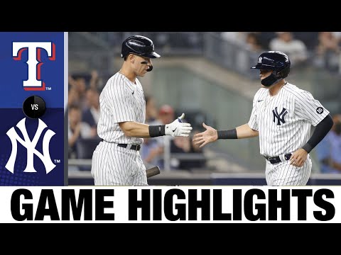 Rangers vs. Yankees Game Highlights (9/21/21) | MLB Highlights