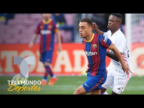 El récord de Sergiño Dest en su primer Clásico con el Barcelona | Telemundo Deportes