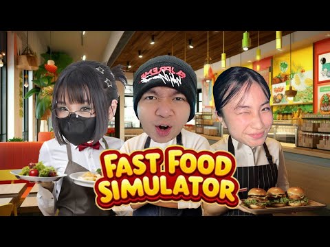 Karyawan Baru Nih @nastasiadeline @KitsuneeID - Fast Food Simulator Indonesia