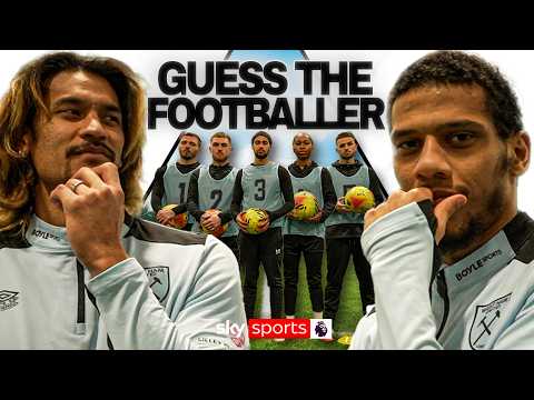GUESS THE FOOTBALLER with West Ham's Alphonse Areola & Jean-Clair Todibo | Pick The Pro