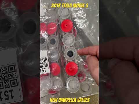 Tesla Battery Repair - New style umbrella valves #diy #teslabattery