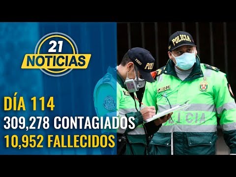 Coronavirus en Perú: Cifra se eleva a 309,278 contagiados y 10,952 fallecidos por COVID-19