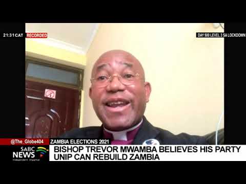 Bishop Trevor Mwamba believes his party has a real chance of winning Zambian polls