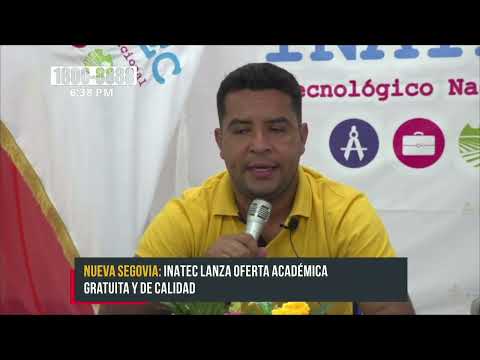 INATEC lanza oferta académica gratuita y de calidad en Ocotal - Nicaragua