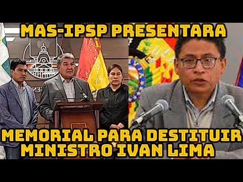 BANCADA MAS-IPSP PEDIRAN DESTITUCIÓN CONTRA MINISTRO JUSTICIA SI NO TOMARAN ACCIÓN CONTRA PRESIDENTE
