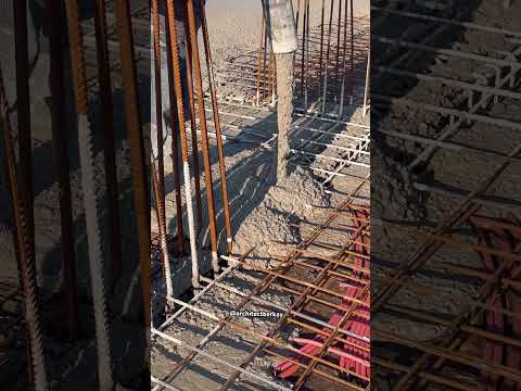 Satisfying Beton Döküm İşlemi #shorts #satisfying #construction #concrete