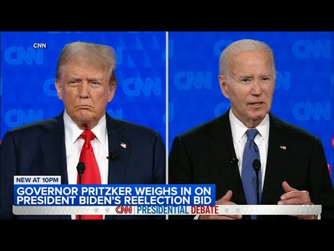 Pritzker says he still supports Biden after poor debate performance; some Democrats express concern