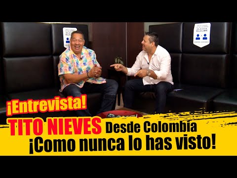 Tito Nieves,  ¡como nunca lo has visto! en exclusiva desde Colombia By Junior Arcos (Julio 2021)