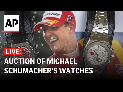 LIVE: F1 legend Michael Schumacher’s watches go up for auction