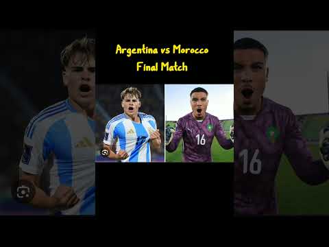 World Cup U20 Argentina vs Morocco Final Match 2025