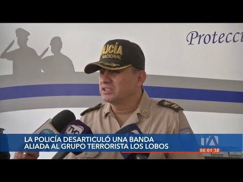 La Policía desarticuló a una banda aliada de Los Lobos dedicada al narcotráfico en Quito