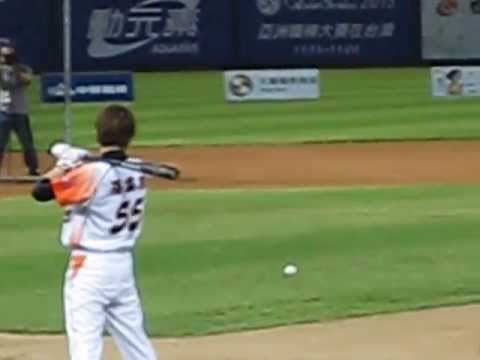 20130727中華職棒全壘打大賽 孫協志挑戰全壘打 桃園國際棒球場
