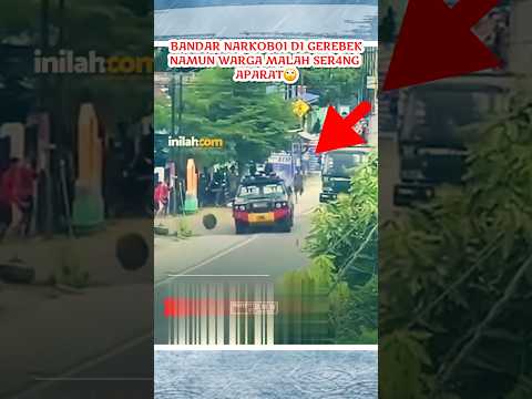 bandar di gerebek petugas malah di lempari🙄 #abdinegara #beritaterkini #bravo