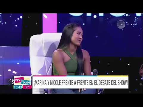 ¡Que FUERTE! Marina y Nicole frente a frente en el Debate Del Show
