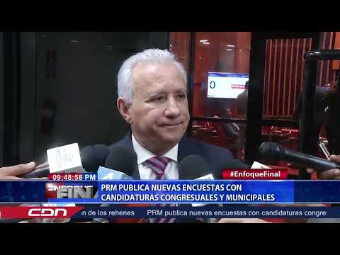 PRM publica nuevas encuestas con candidaturas congresuales y municipales