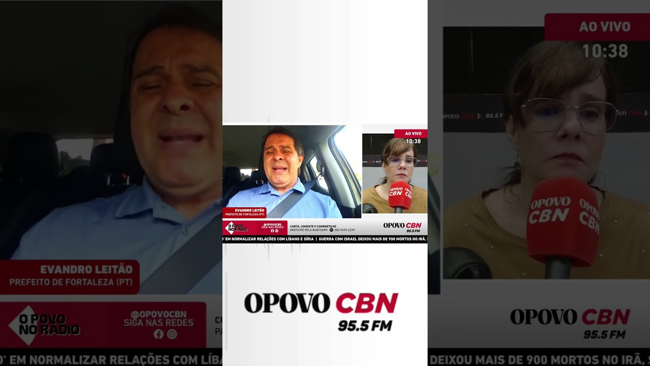 EvandroLeitão fala sobre reforma na Praça do Ferreira