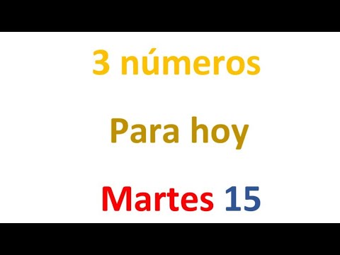 3 números para el Martes 15 de Octubre, El campeón de los números