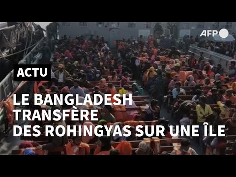 Bangladesh: transfert controversé de Rohingyas vers une île isolée | AFP