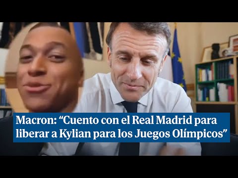 Macron: “Cuento con el Real Madrid para liberar a Kylian para los Juegos Olímpicos”