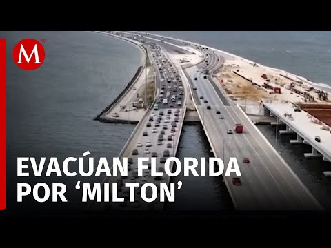 Milton' se dirige hacia Florida, provocando evacuaciones masivas ante su inminente impacto