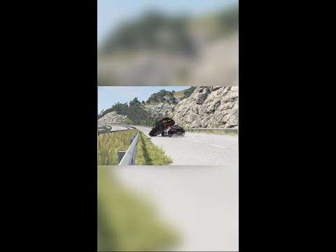 Audi RS7 crashes BeamNG.drive - Giant Pit