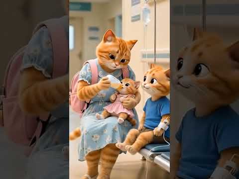 Cat and kitten_________ #viralvideo #cat #shortvideos #kitten #animals #trendingshorts #ai