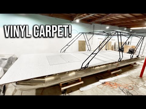 Building a Luxurious Pontoon Yacht: Flooring to Carpet Installation