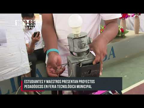 Estudiantes y maestros presentan proyectos pedagógicos en Feria Tecnológica Municipal - Nicaragua